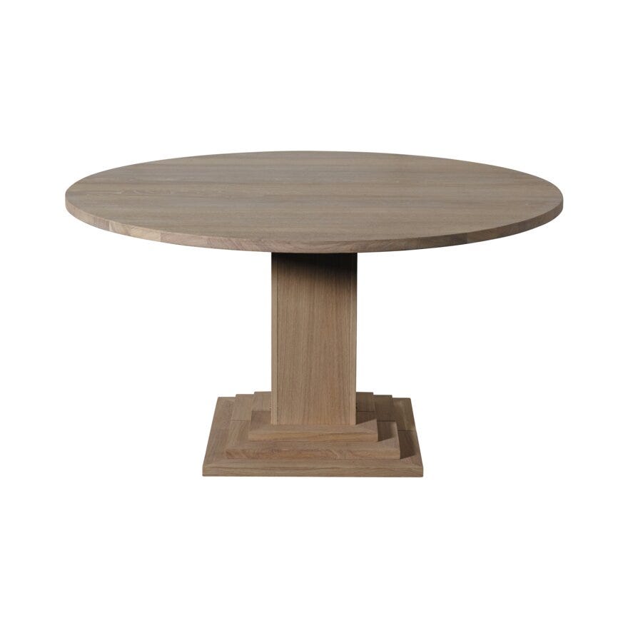 Signature Collection By Halvor Bakke SIGNATURE 1100 Rundt spisebord Ø140 cm i Beige/natur designet av Halvor Bakke
