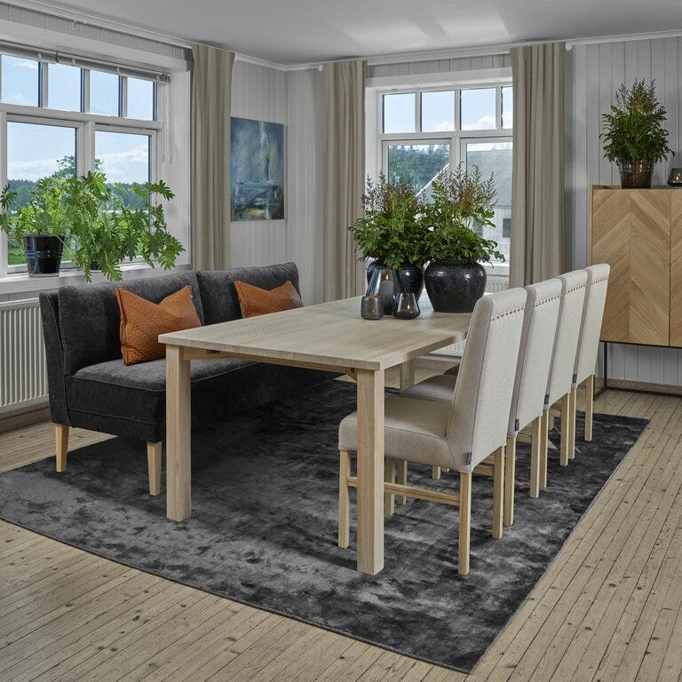 Signature Collection By Halvor Bakke SIGNATURE 1600 Spisebord 100x240 cm i Beige/natur designet av Halvor Bakke
