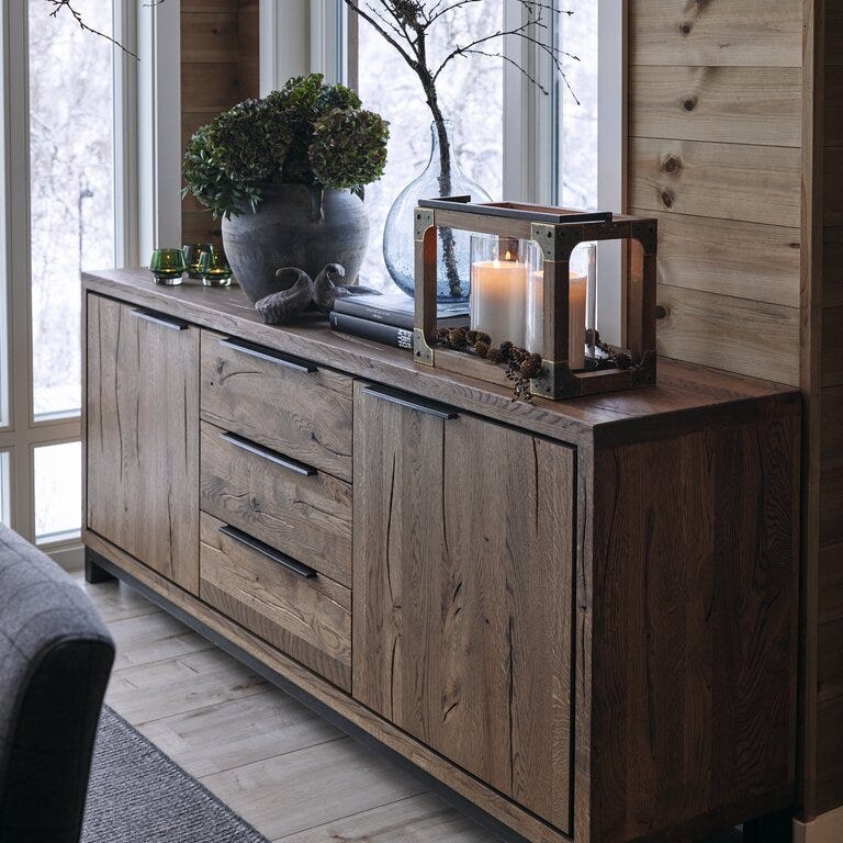 Kristensen & Kristensen STONE Skjenk B:200 cm i Brun