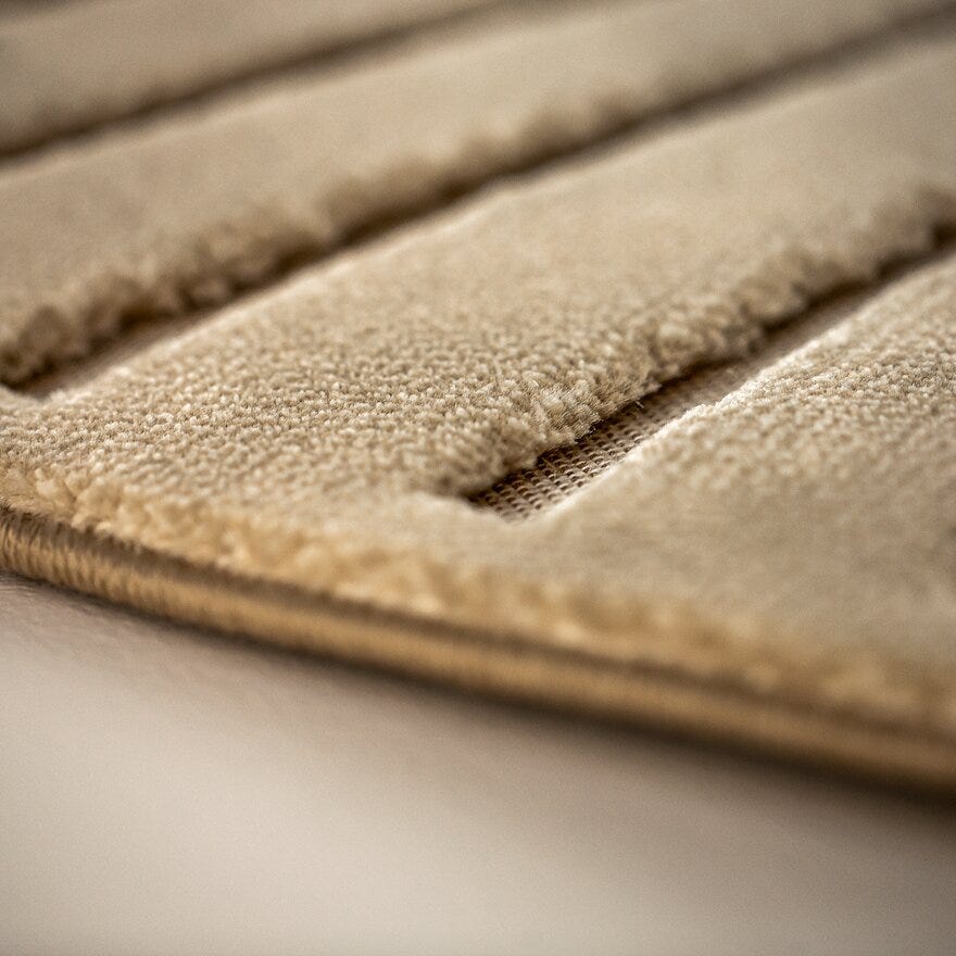 ADORE Rundt teppe Ø160 cm i Beige/natur
