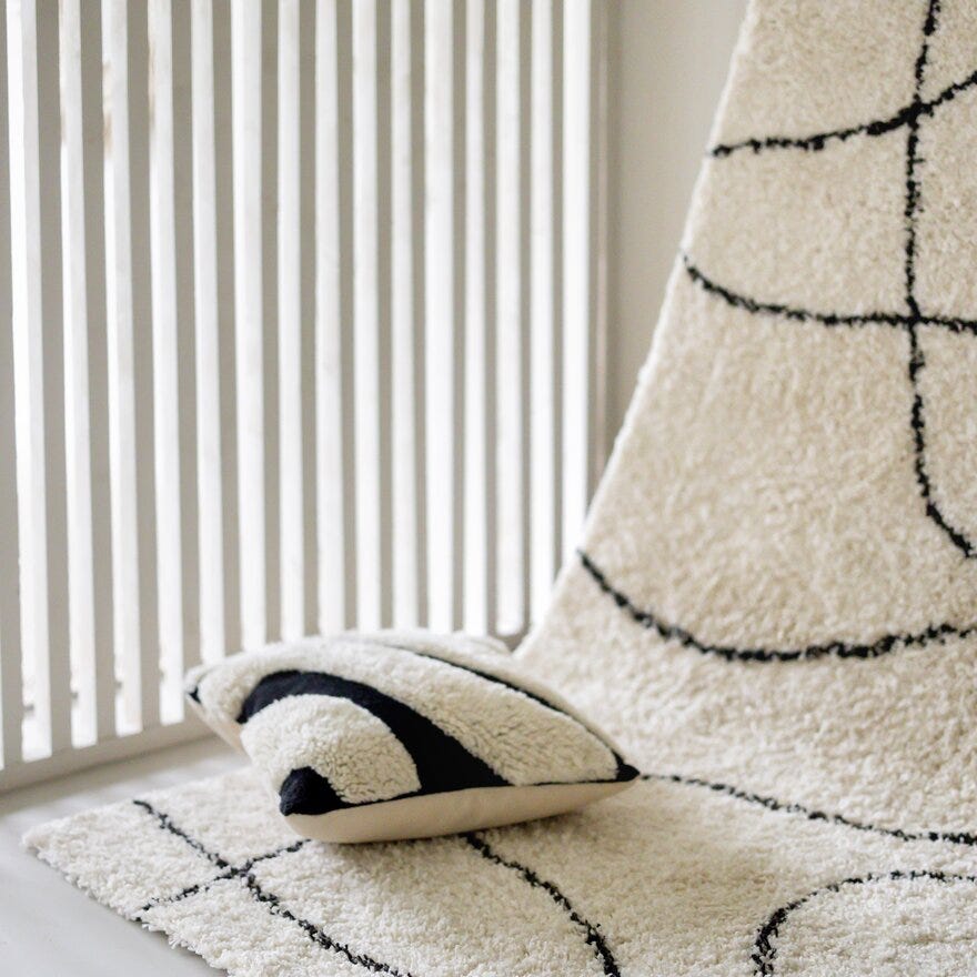 Lone Tepper CARITAS Teppe 160x230 cm i Beige/natur