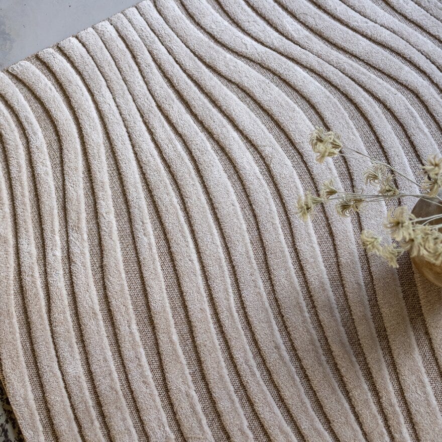 Lone Tepper DOMO Teppe 160x230 cm i Beige/natur