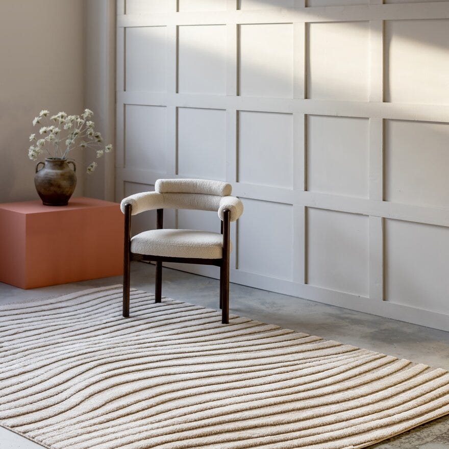Lone Tepper DOMO Teppe 160x230 cm i Beige/natur
