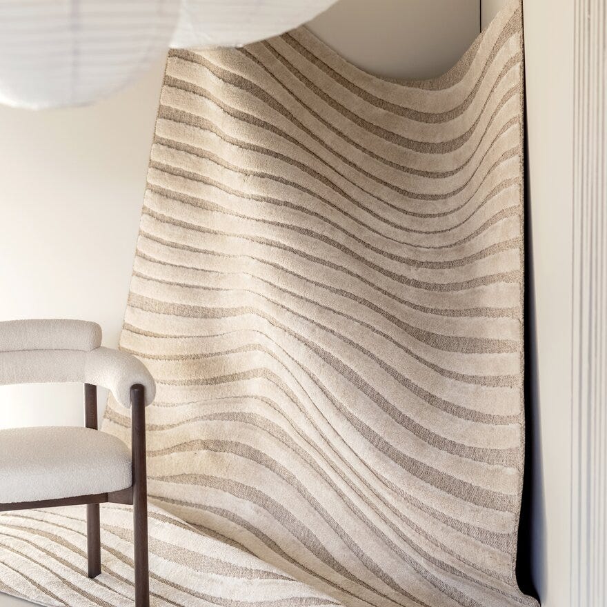Lone Tepper DOMO Teppe 160x230 cm i Beige/natur