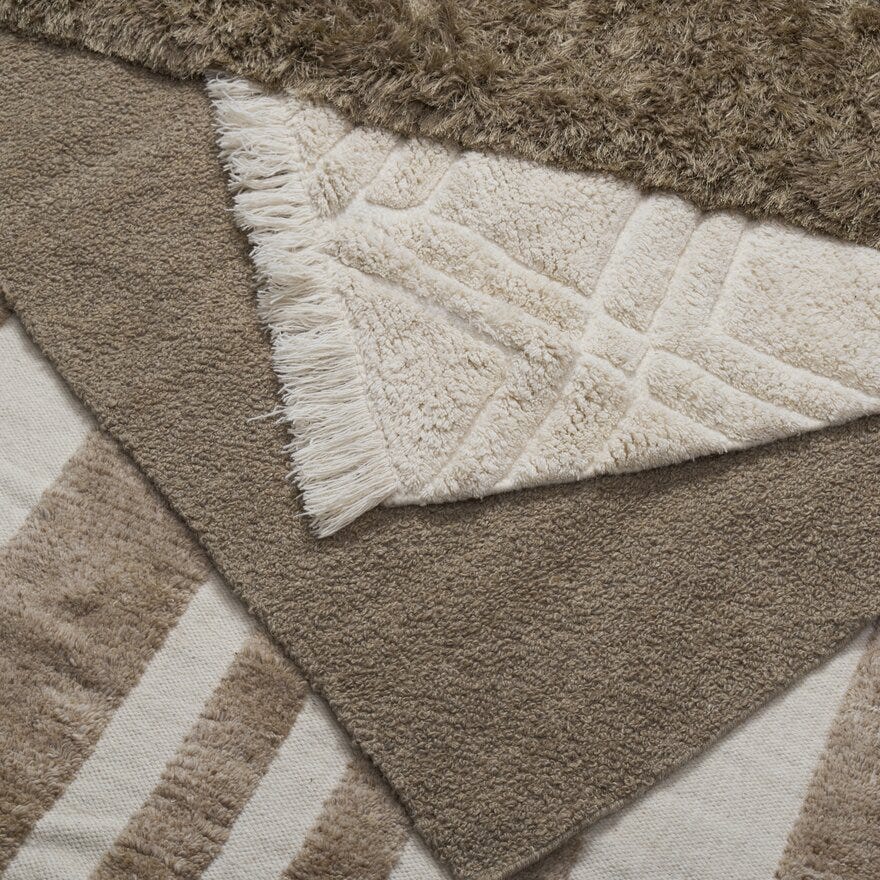 ELINOR Teppe 160x230 cm i Beige/natur