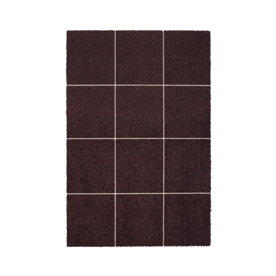 GRID Dørmatte 60x90 cm i Rød