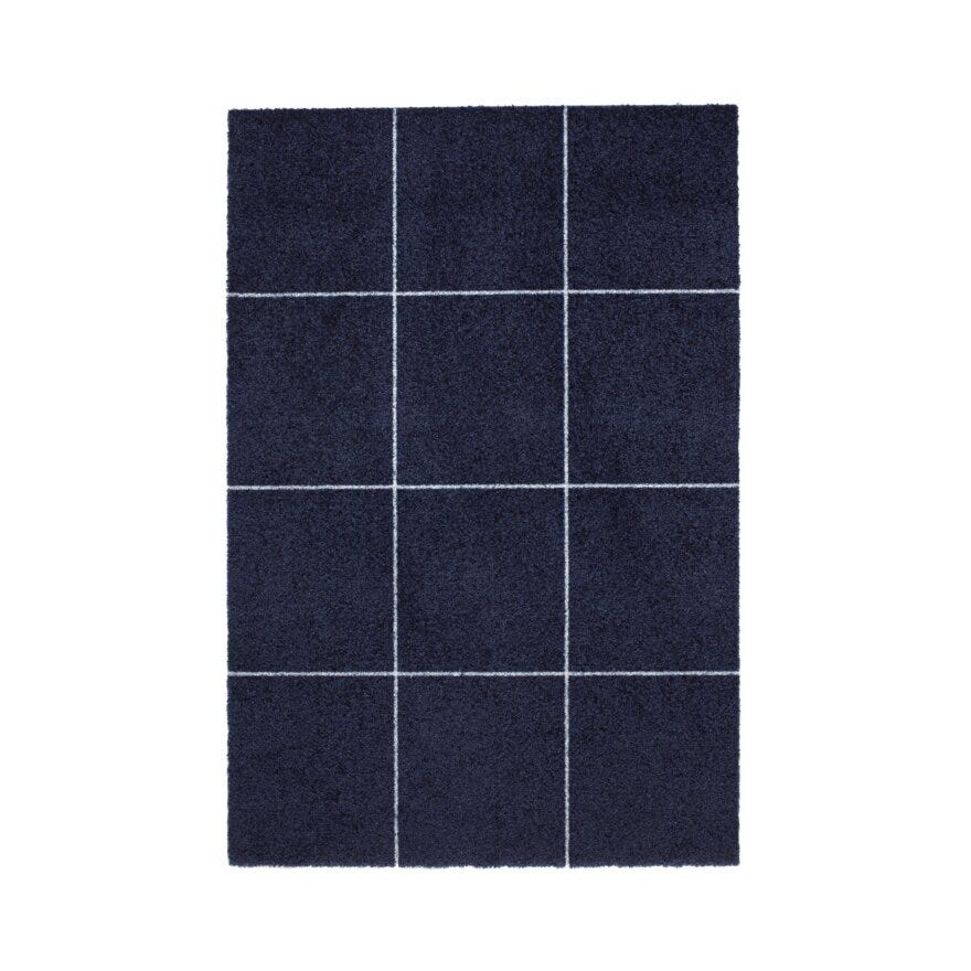 GRID Dørmatte 60x90 cm i Blå