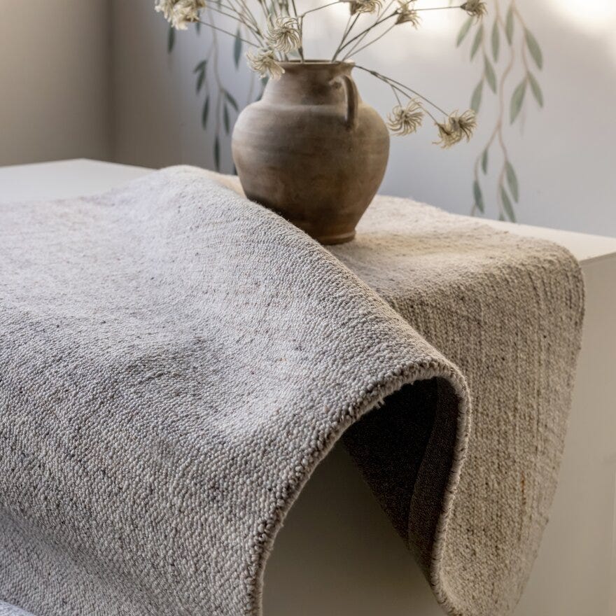Lone Tepper LINDE Teppe 160x230 cm i Beige/natur