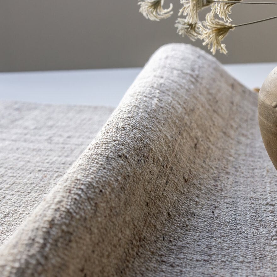 Lone Tepper LINDE Teppe 160x230 cm i Beige/natur