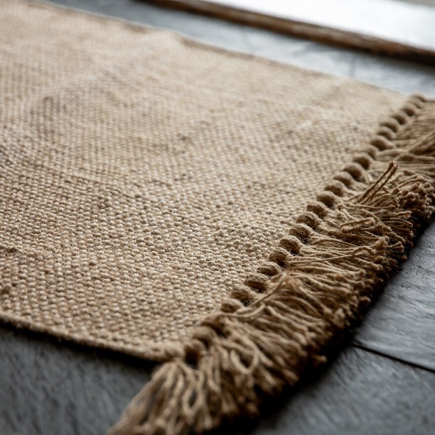 MILLY Rye 70x140 cm i Beige/natur