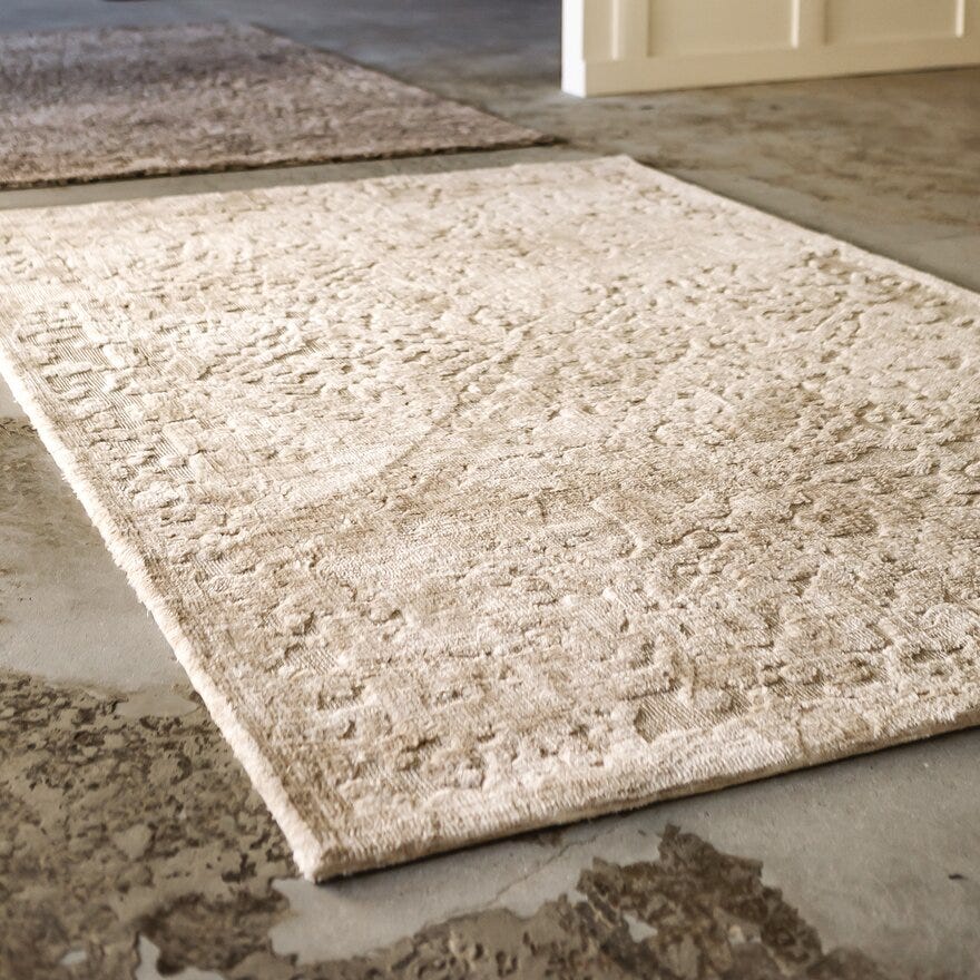 PORTLAND Gulvteppe Stor 160x230 cm i Hvit
