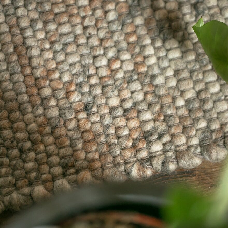VILA Løper 70x140 cm i Beige/natur