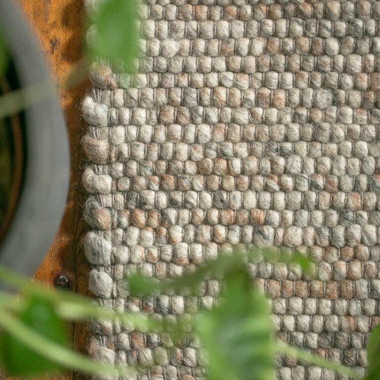 VILA Løper 70x140 cm i Beige/natur