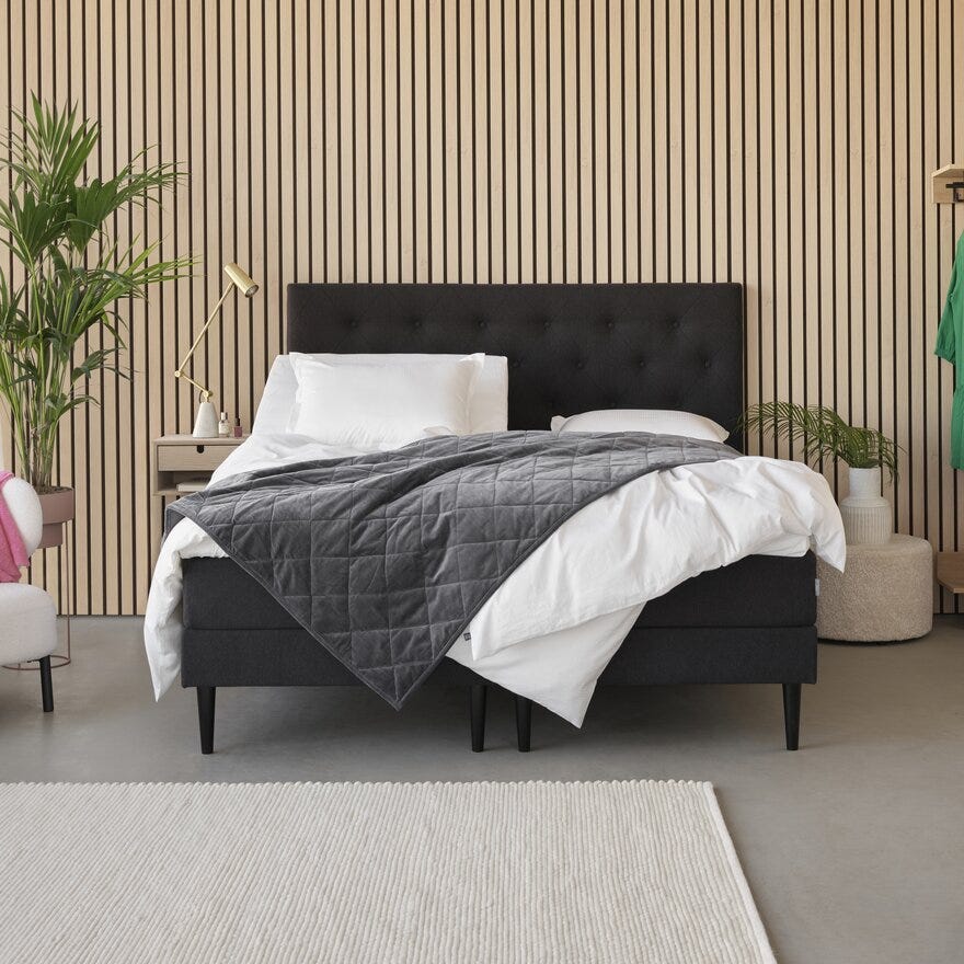 Signature Collection Sleeping HITRA Regulerbar seng 180x200 cm i Grå