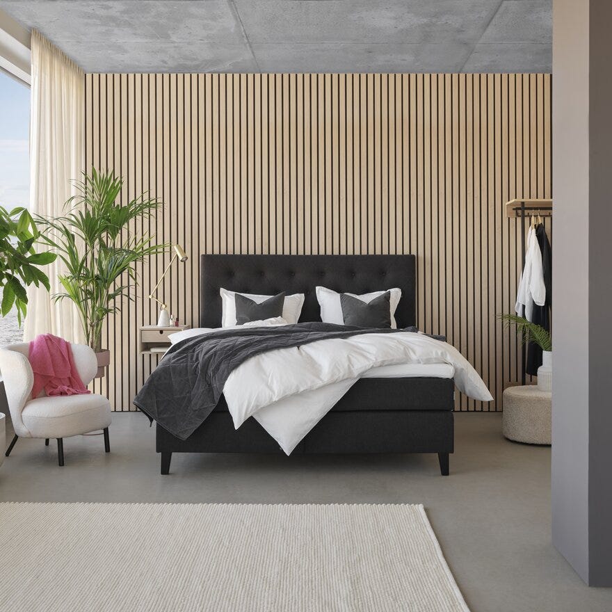 Signature Collection Sleeping HITRA Kontinentalseng 150x200 cm i Grå