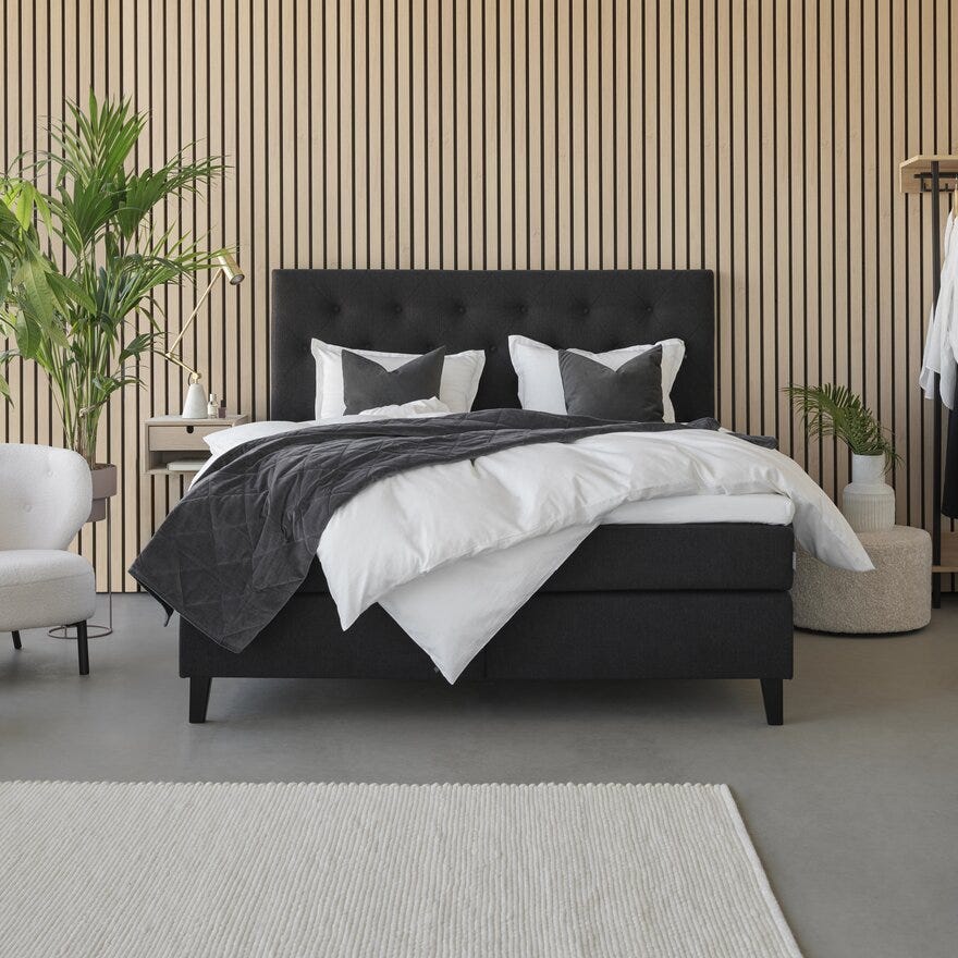 Signature Collection Sleeping HITRA Kontinentalseng 150x200 cm i Grå