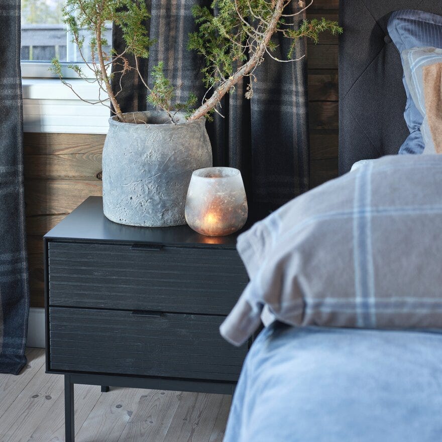 SOMA Nattbord 50x40 cm i Svart