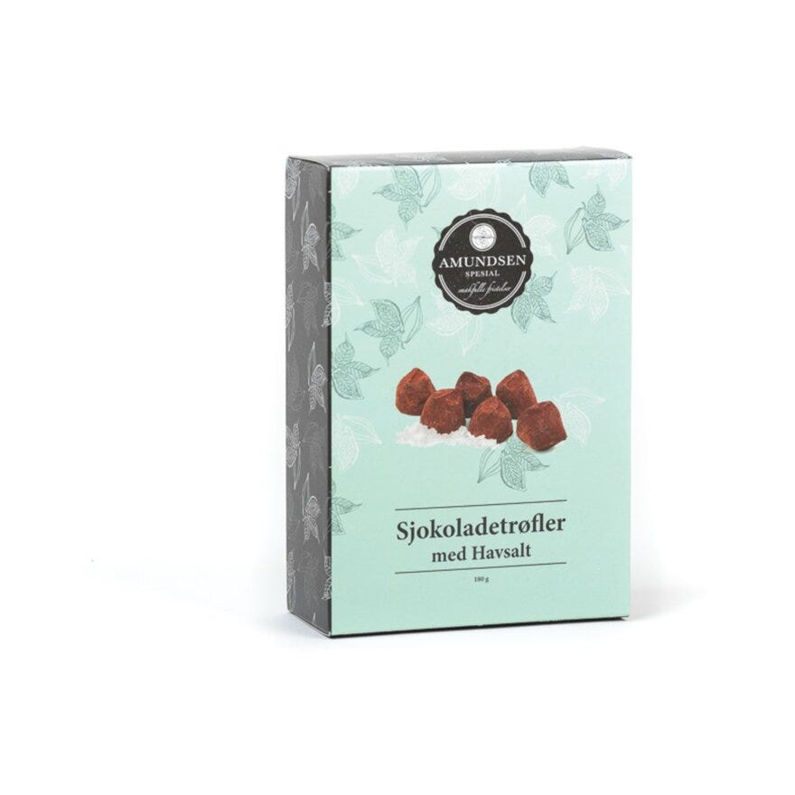 Amundsen AMUNDSEN SPESIAL Sjokolade 5x11 cm i Hvit