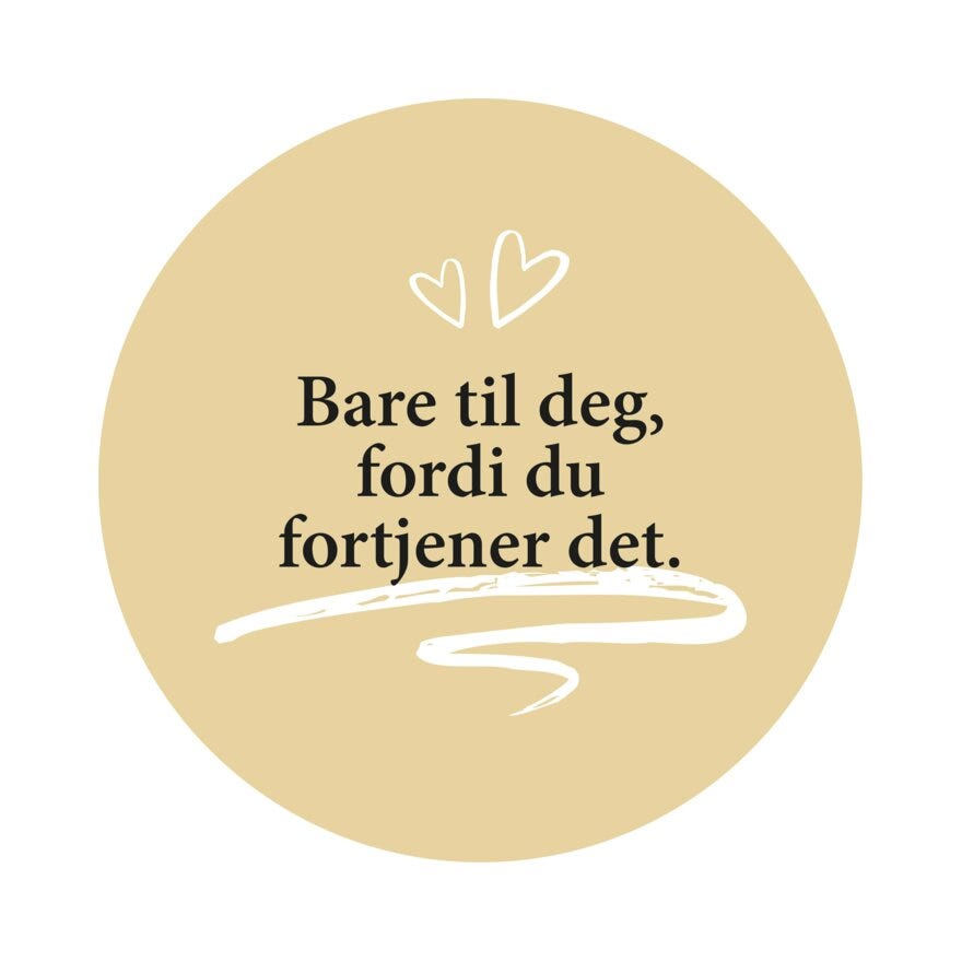Amundsen AMUNDSEN SPESIAL Kort Ø7.5 cm i Gul