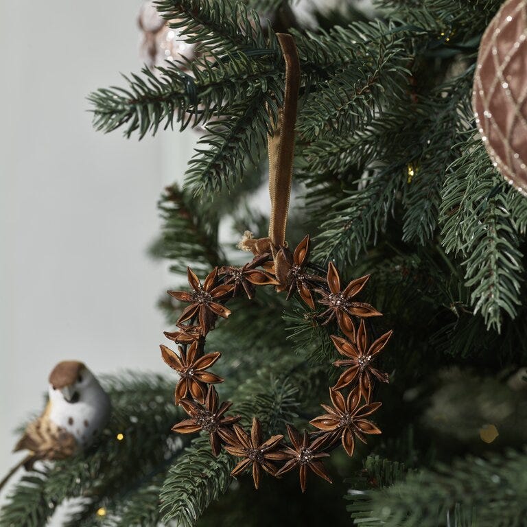 Holmen ANIS Julepynt Ø10 cm i Brun