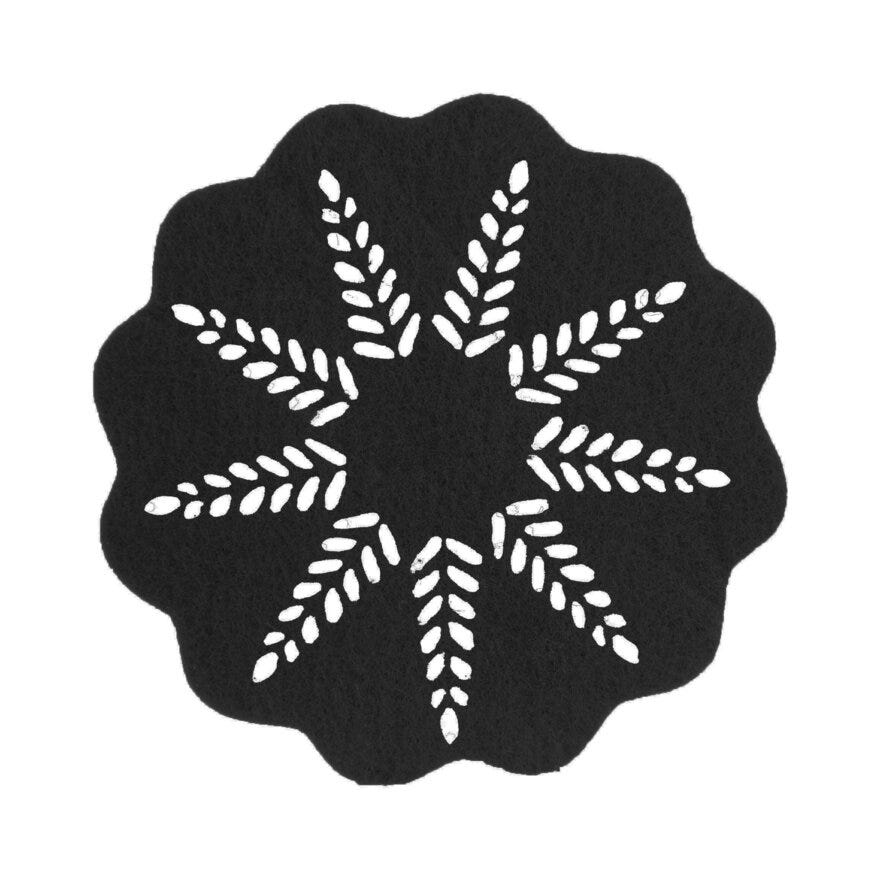 ARNA Glassbrikke Ø10 cm i Svart