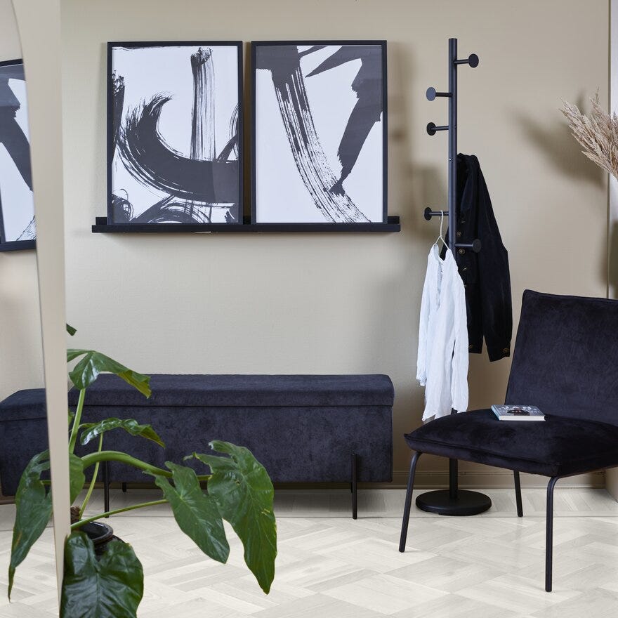 FRIKK Bildelist 120x10 cm i Svart