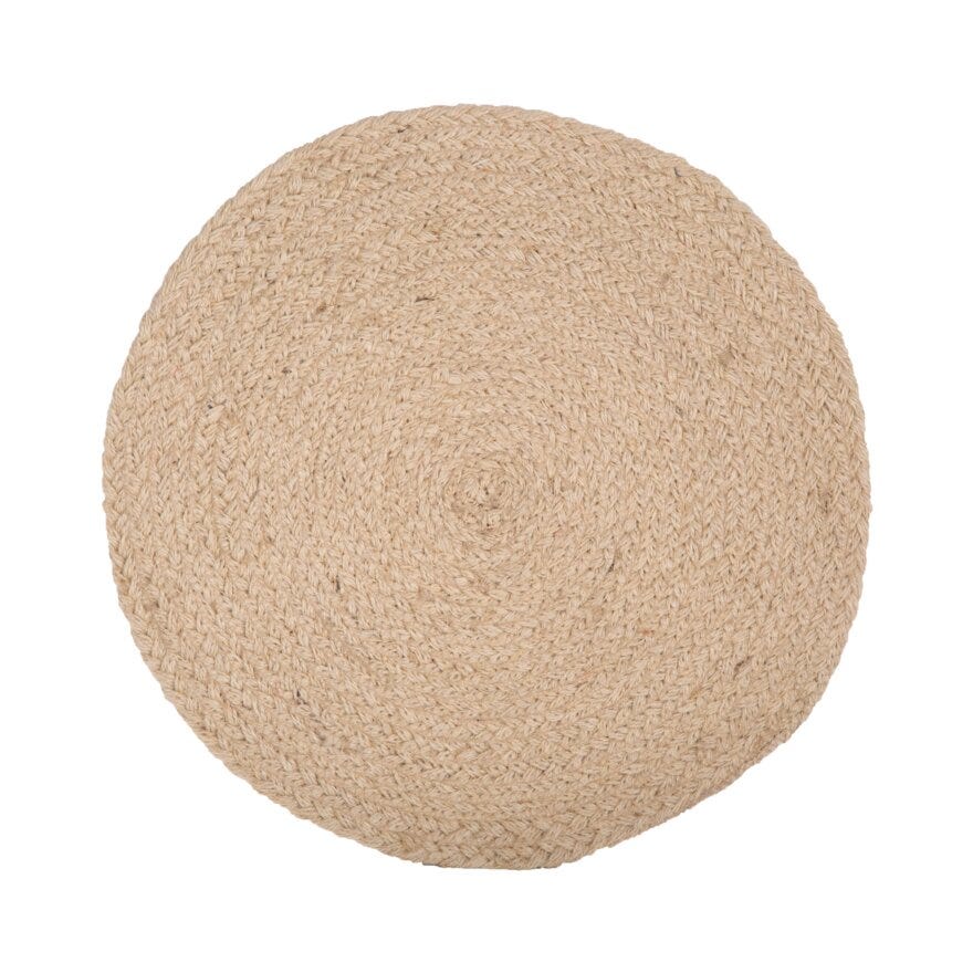 JESPER Bordbrikke Ø38 cm i Beige/natur
