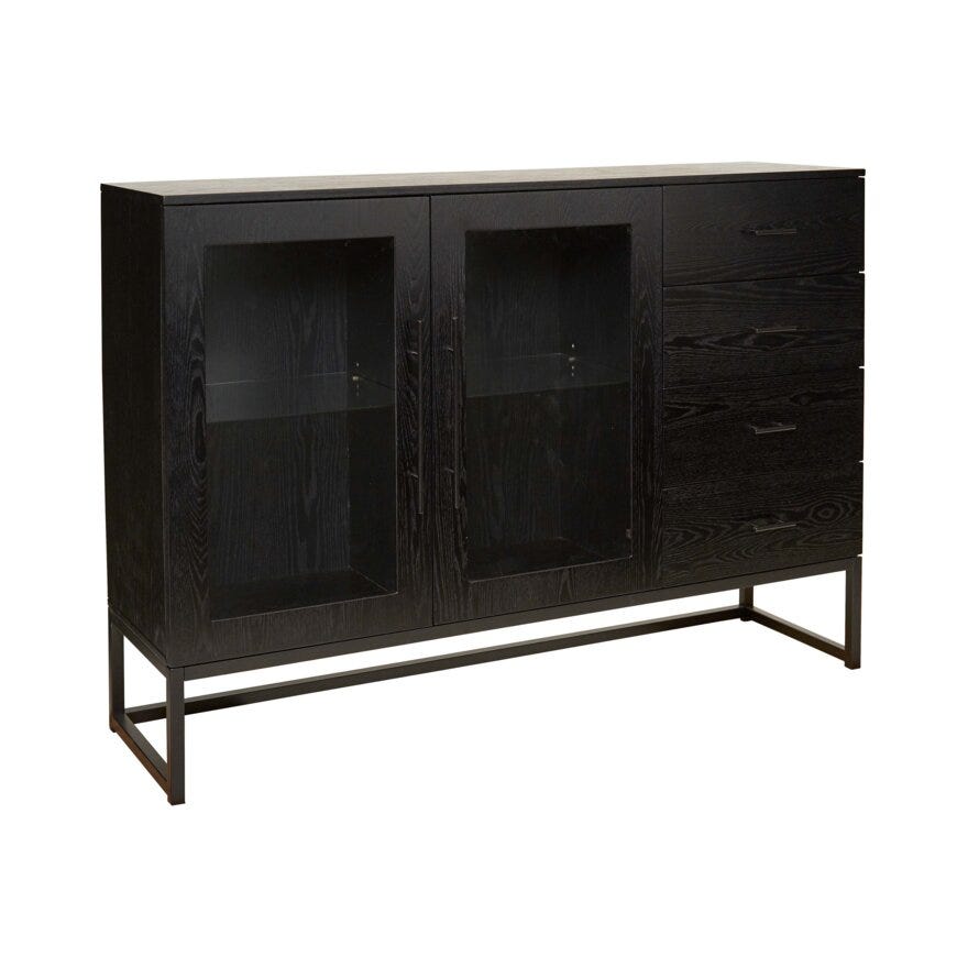 LAVALL Skjenk B:150 cm i Svart