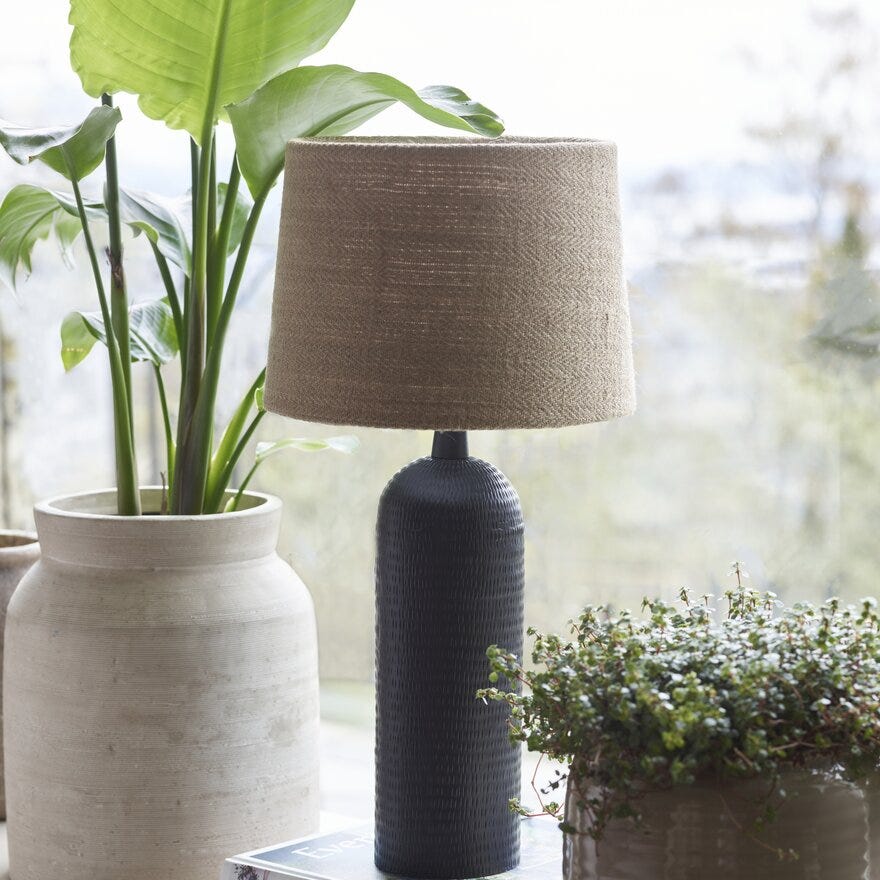 Pr Home RILEY Lampefot H38 cm i Svart
