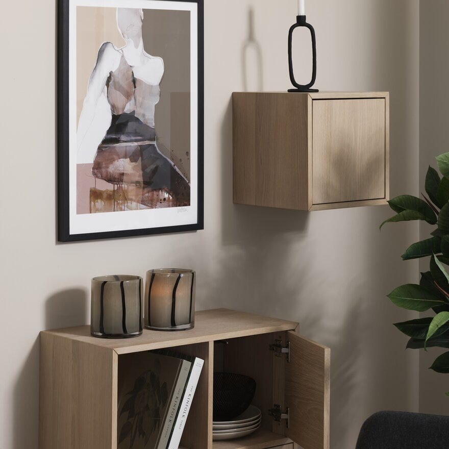 ARLON Reol modul 35x35 cm i Hvit