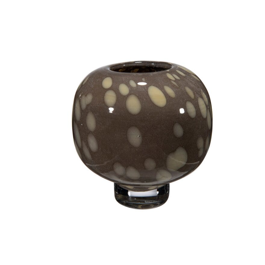Holmen LYANA Vase H14 cm i Brun