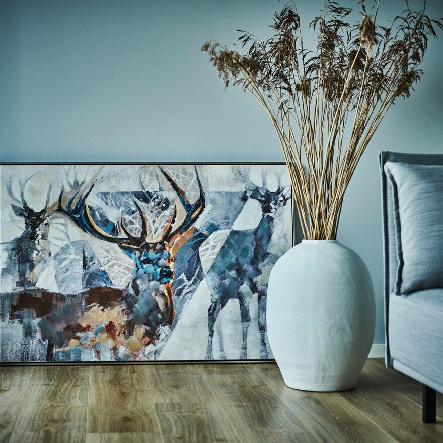 MODERN DEER Akrylmaleri 120x80 cm i Beige/natur