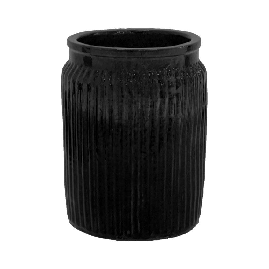 NARIO Urne Ø29 cm i Svart