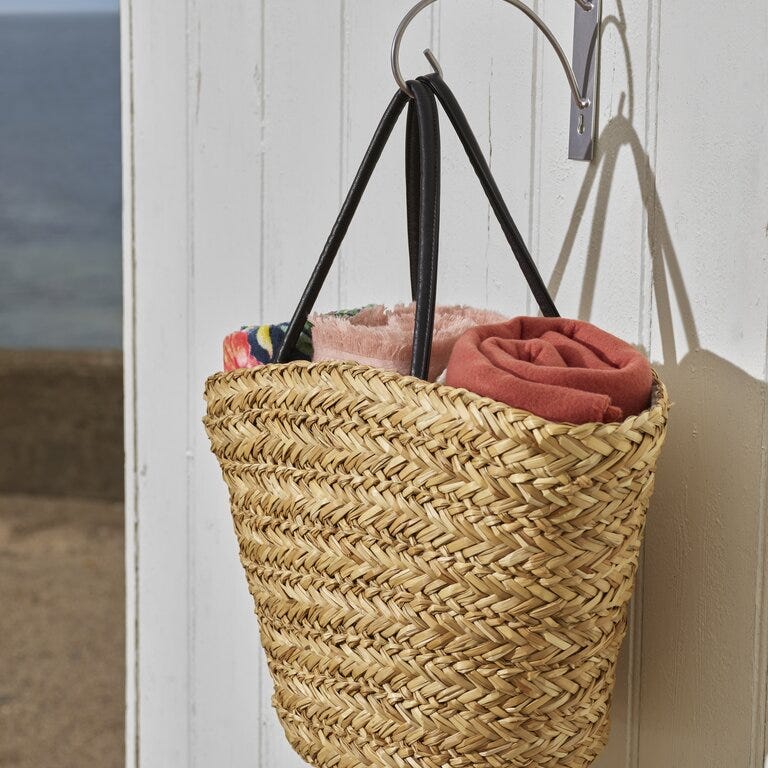 NELLY Handlenett 10x58 cm i Beige/natur