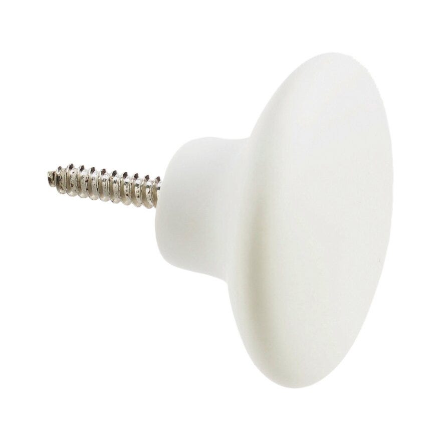 NORDIC Knagg Ø4 cm i Hvit