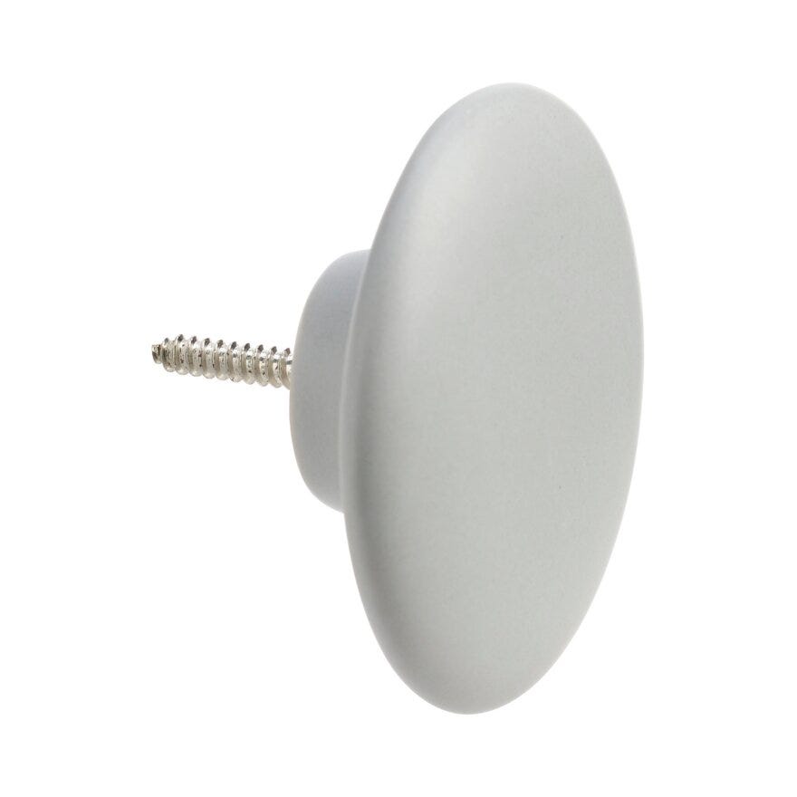 NORDIC Knagg Ø6 cm i Grå