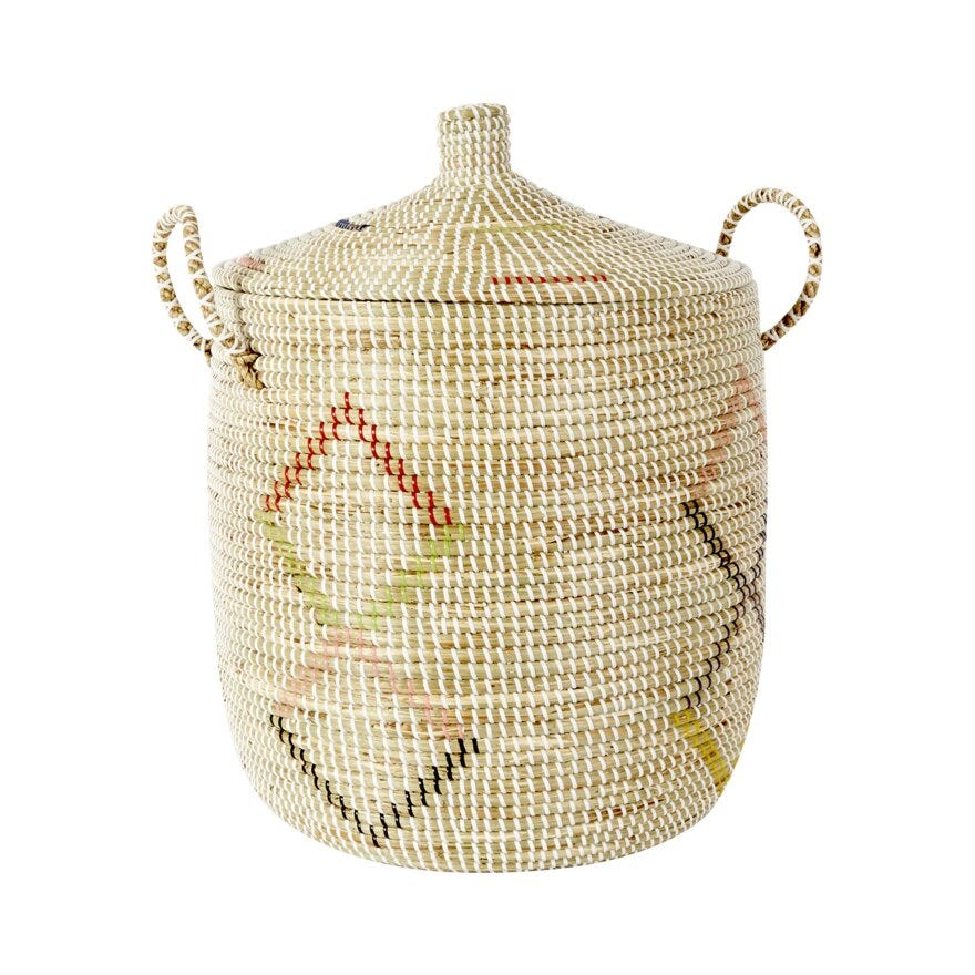 SAMINA Kurv Ø45 cm i Beige/natur