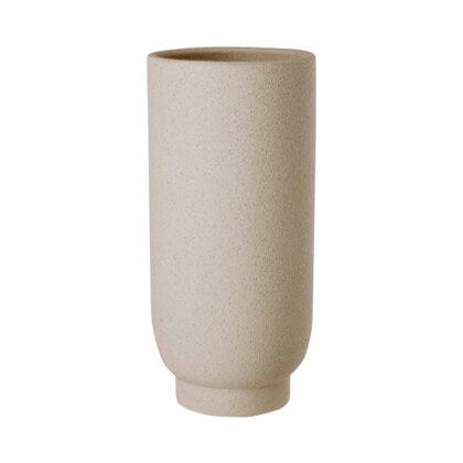 SANDY Vase H30 cm i Grå
