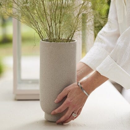 Sandy vase H30