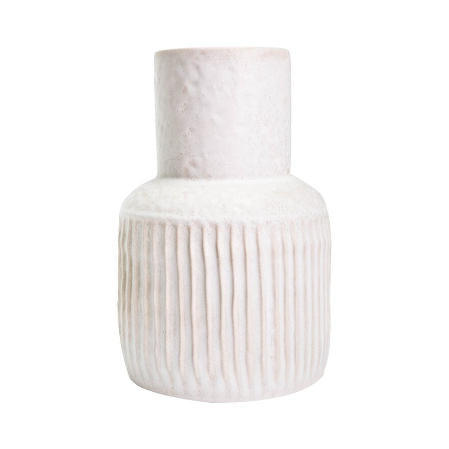 VALERIA Vase H30 cm i Beige/natur
