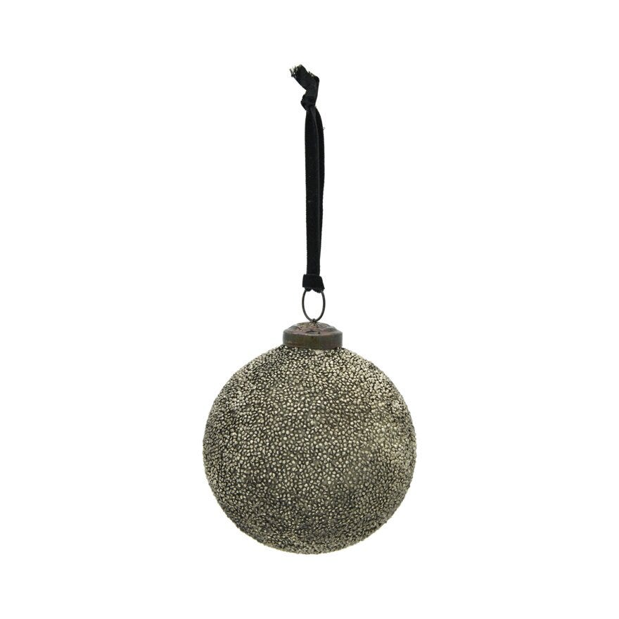 VANJA Julekule Ø10 cm i Svart
