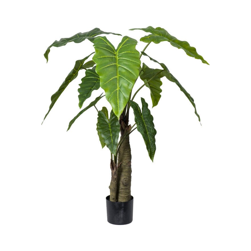 ALOCASIA Kunstig plante H120 cm i Grønn