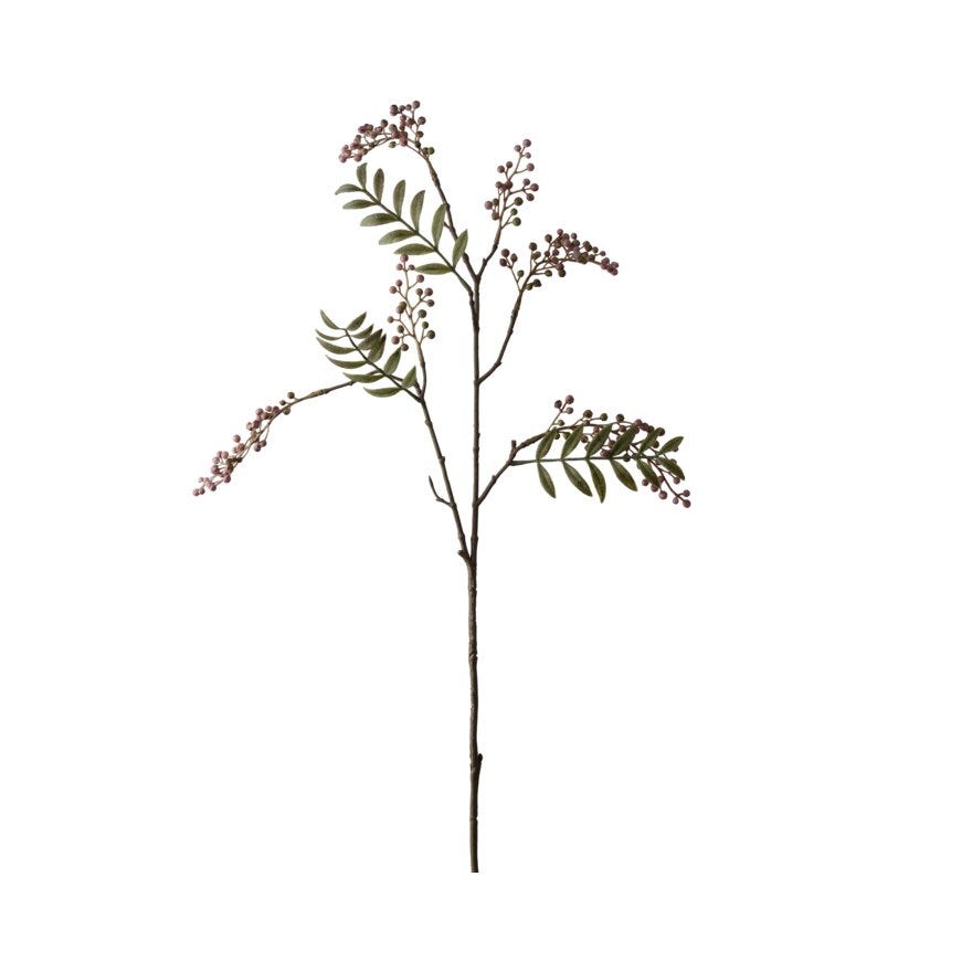 Mr Plant BÆRKVIST Kunstig blomst H70 cm i Rosa
