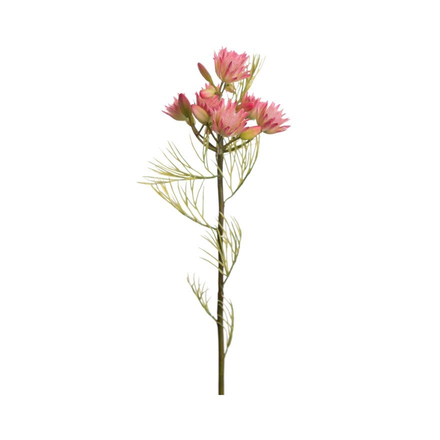 BLUSHING BRIDE Kunstig blomst H50 cm i Rosa