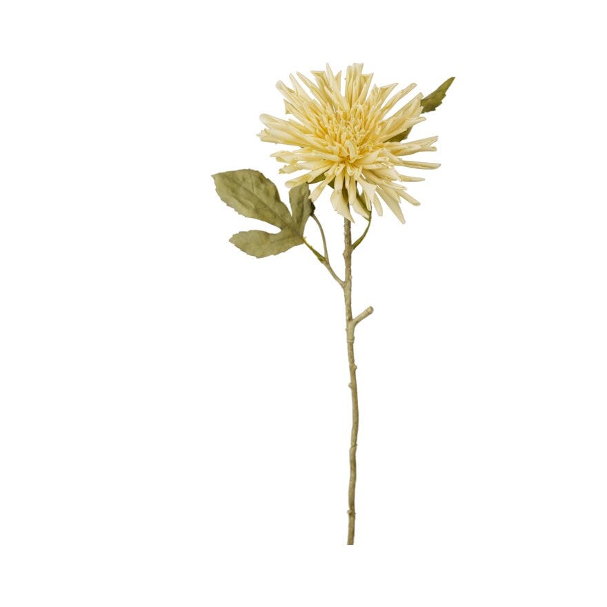 CHRYSANTHEMUM Kunstig blomst H60 cm i Beige/natur