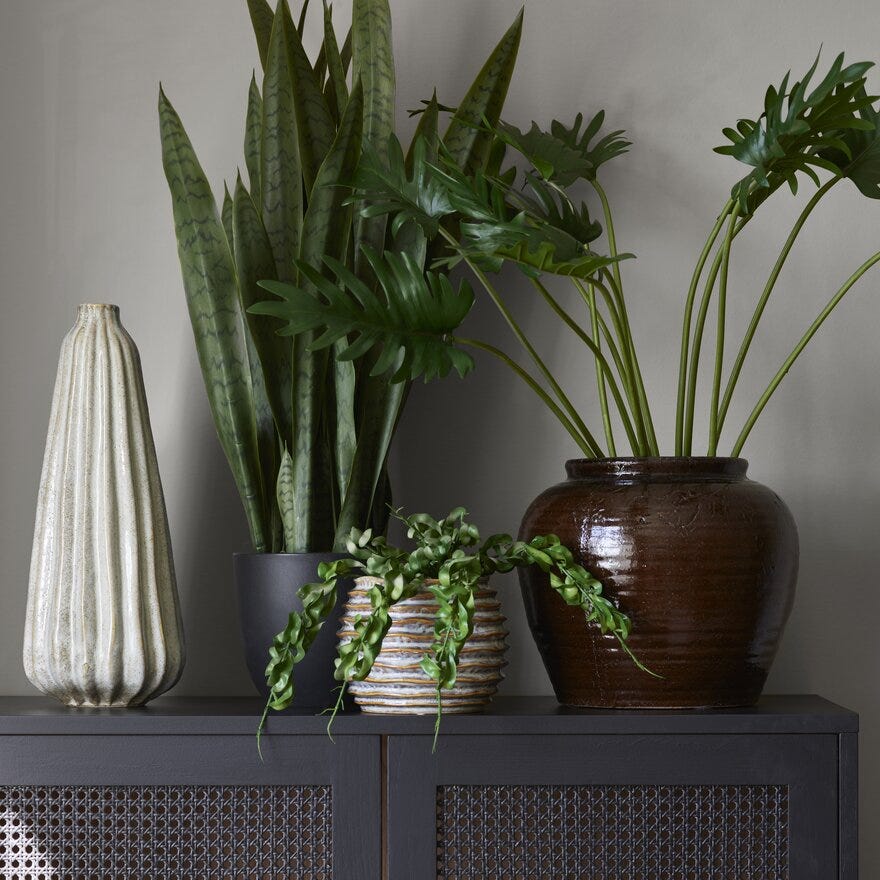 PHILODENDRON Kunstig plante H65 cm i Grønn