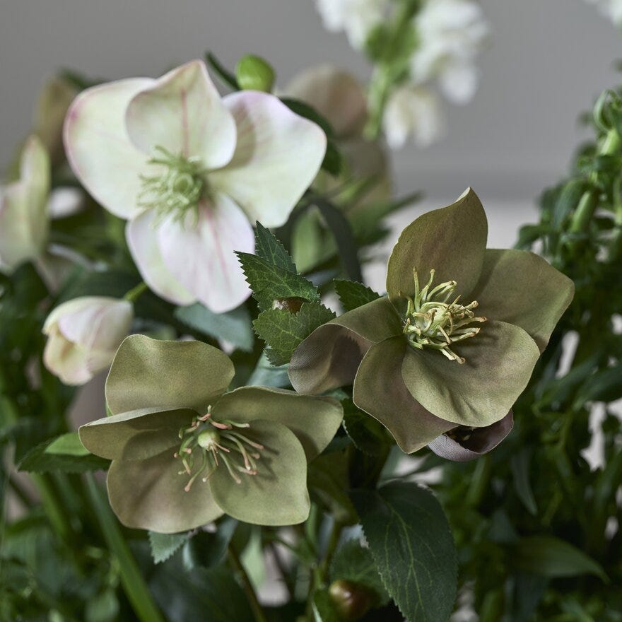 Mr Plant JULEROSE Kunstig blomst H63 cm i Rosa