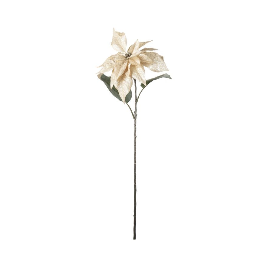 Mr Plant JULESTJERNE Kunstig blomst H70 cm i Beige/natur