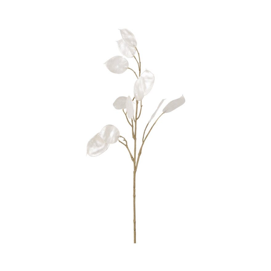 LUNARIA Kunstig blomst H55 cm i Hvit