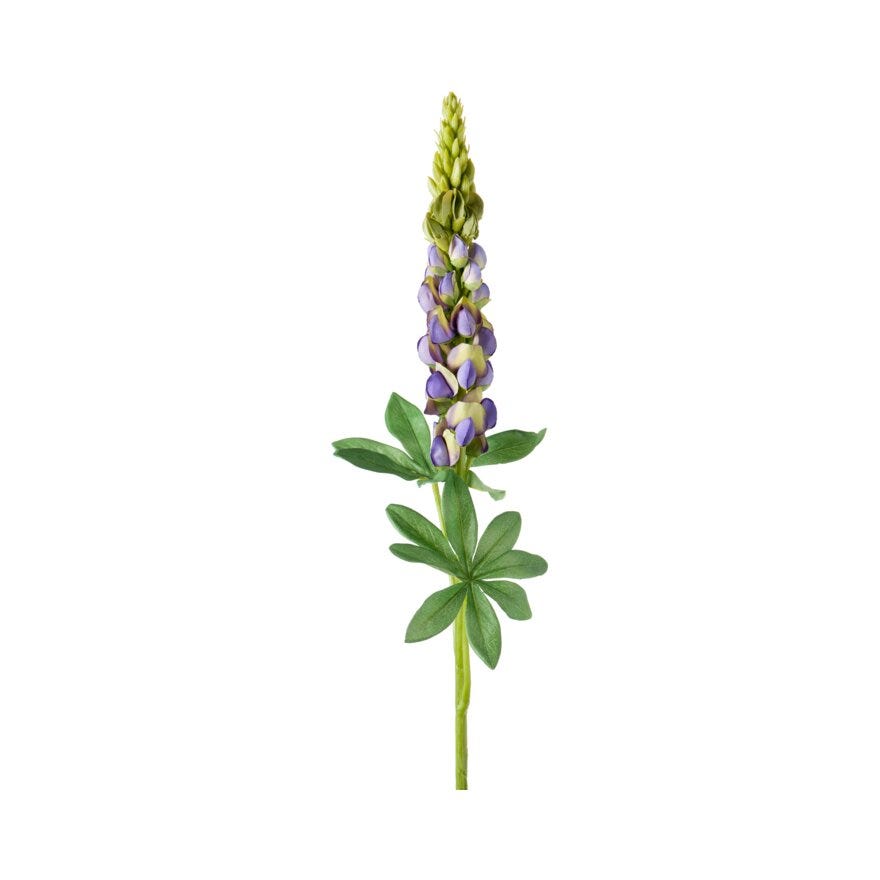 LUPIN Kunstig blomst H80 cm i Lilla